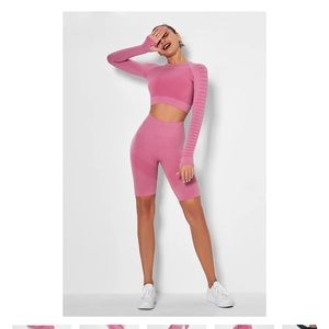 Long Sleeve Cropped Top Training Set